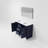 Lafarre Lafarre 48 in W x 20 in D Rustic Acacia Double Bath Vanity, White Quartz Top and 43 in Mirror-113107947-113107950