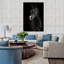 Black Horse Face Print-24078556