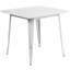 Table carrée intérieure / extérieure en métal Feodora 31,5 po-899725772