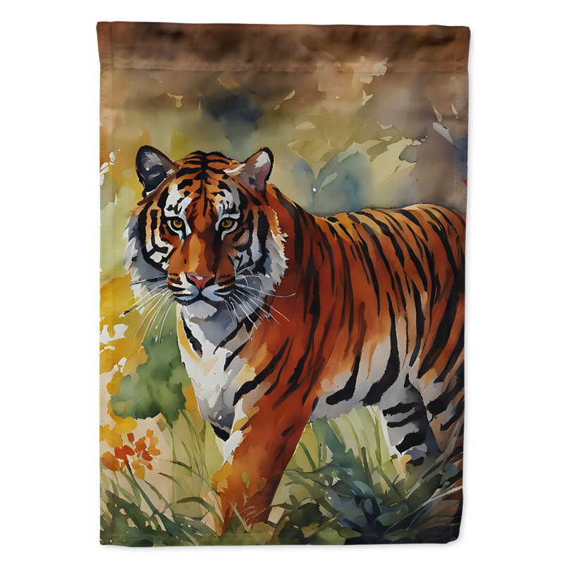 Drapeau du jardin du tigre du Bengale