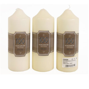Unscented Pillar Candle