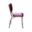 Chaise de salle à manger rembourrée rétro-18787844