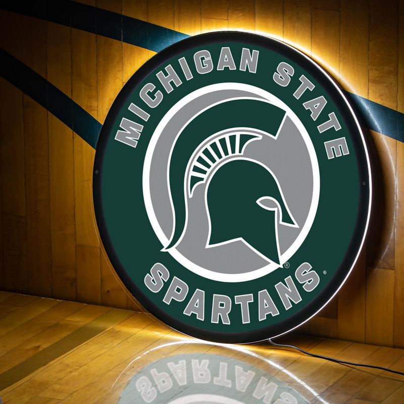 Enseigne murale 23 "NCAA Team, NCAA Michigan State