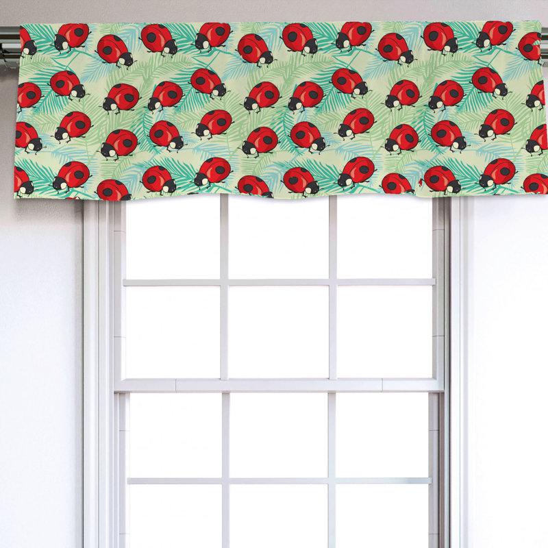 Sateen Ruffled Window Valance