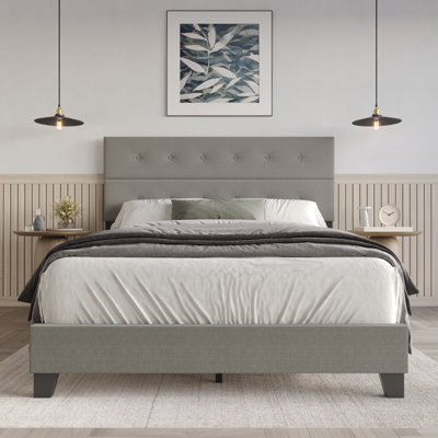 Sherlyne Upholstered Unfinished Standard Bed