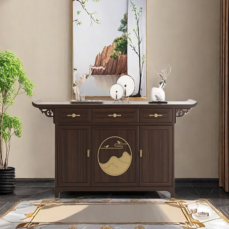 Chinese Style Solid Wood Sideboard
