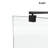 36"W x 76"H Fully Frameless Single Fixed Shower Panel-123108485