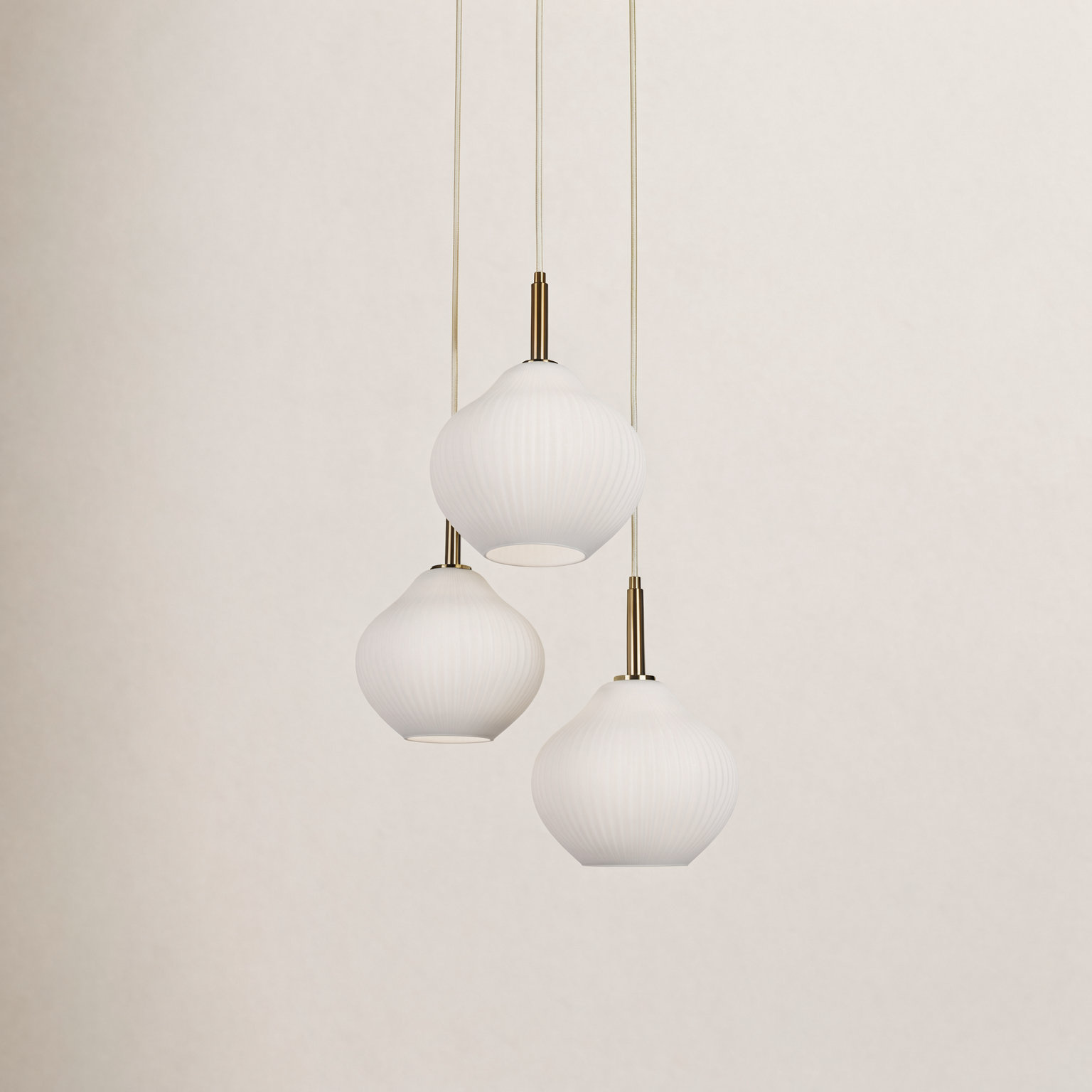 Jonny Dimmable 3-Light Pendant, Copper
