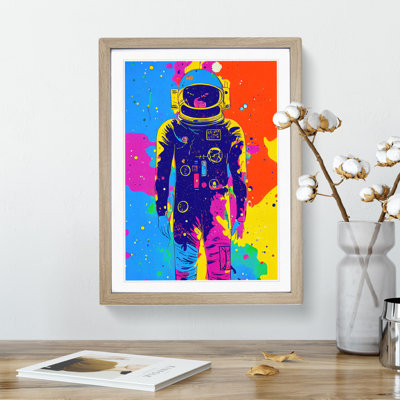 Colourful Astronaut - Wall Art