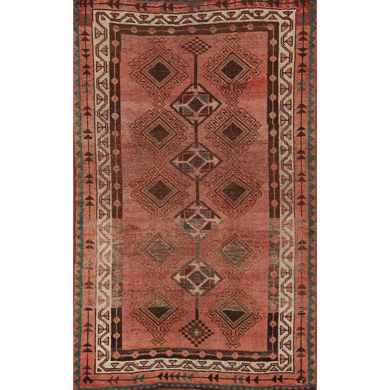 Antique Traditional Rug 4x7