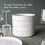 over&back Stackable Semi Hand-Finished Stoneware Dinner Bowls, Set of 4-99279684