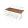 Cottrill 6 - Person Rectangular Double Pedestal Dining Set