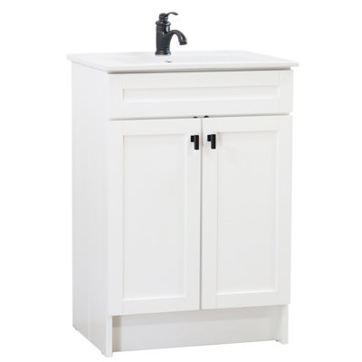 Ensemble de meuble-lavabo simple 24 po SmartFold