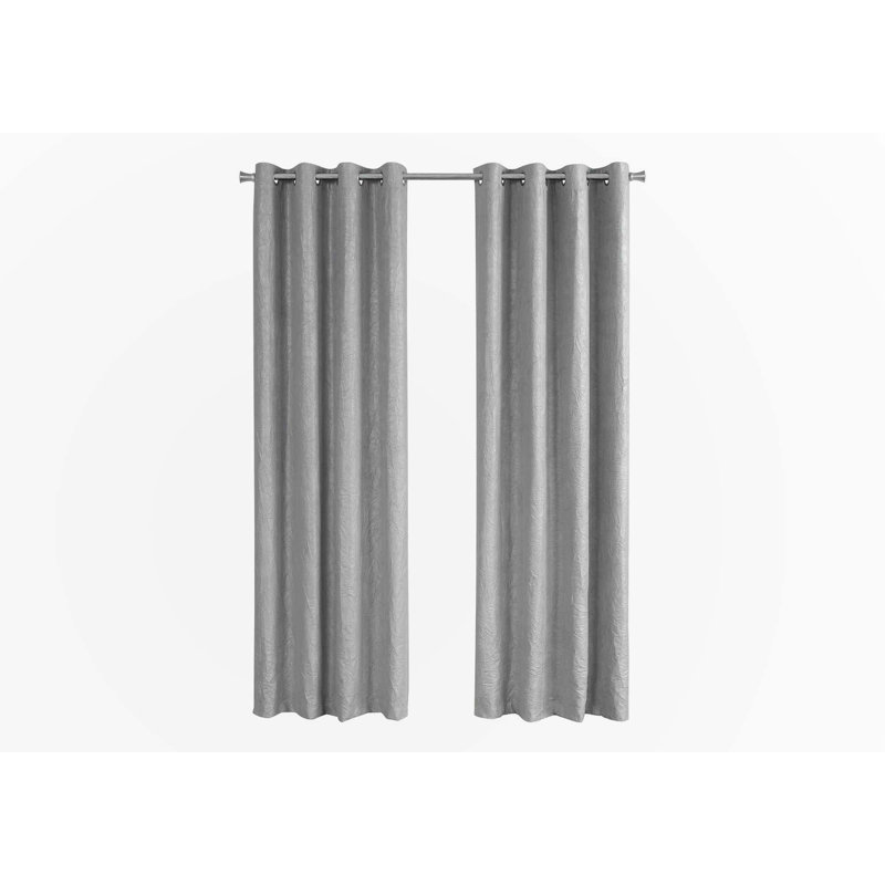 Curtains, 95" L x 52" W, Silver