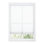 Store alvéolaire sans fil 1,5 po EZ Fit No Tools No Drill, l 28 po x H 72 po, blanc
