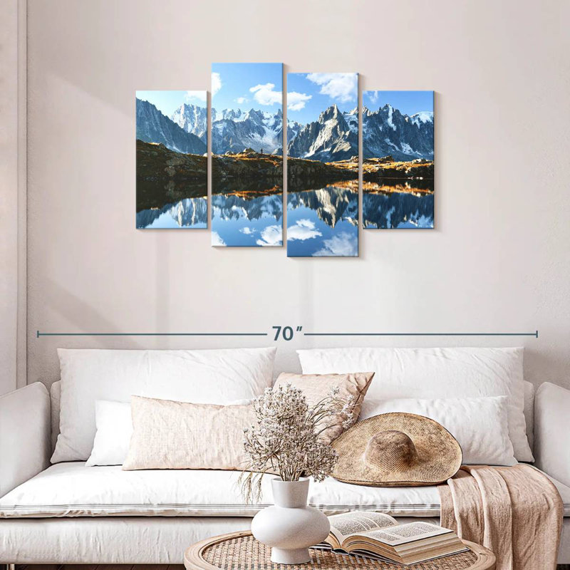 Alvord, Mont Blanc, lac du Massif, H 27 po x l 43 po