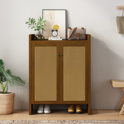Rangement à chaussures en bois 42 po