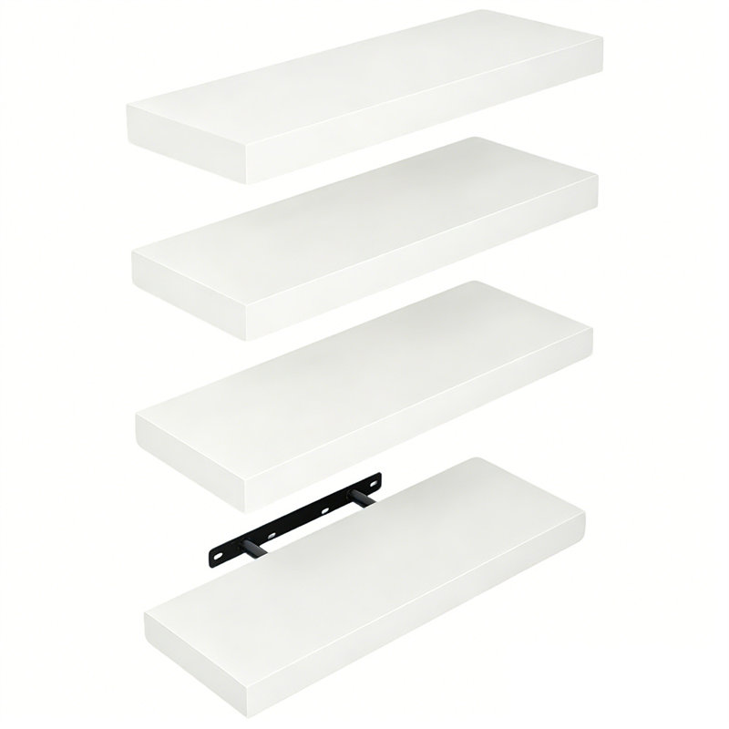 Tablette flottante 4 pièces