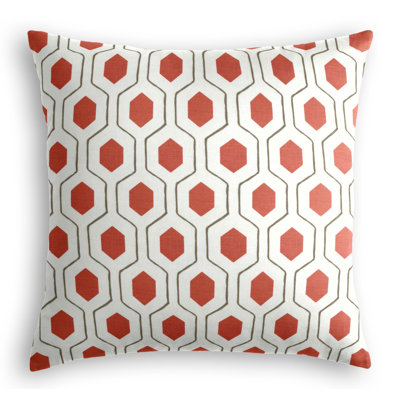Everson Square Cotton Pillow Cover & Insert
