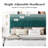 Aleiny Velvet Bed with Adjustable Upholstered Headboard-436444913-436444924