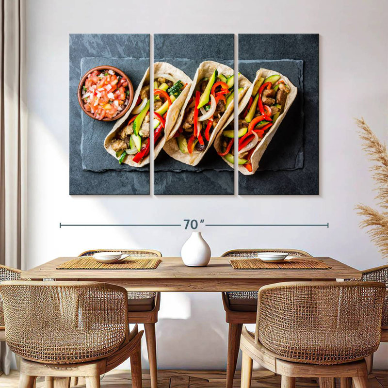 Yarlin Tacos De Cerdo, 42" H x 65" W