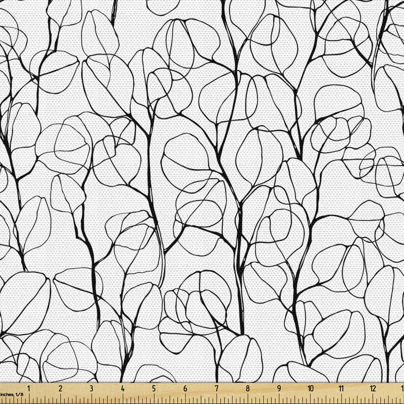 Chrissette Plantation Branches on a Plain Multi-Purpose Fabric
