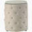 Ivory 2-drawer Upholstered Nightstand Bedside Table
