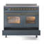 Cuisinière à induction 40 pouces avec 6 éléments à induction ILVE Nostalgie II Series (porte en verre)-1695305246