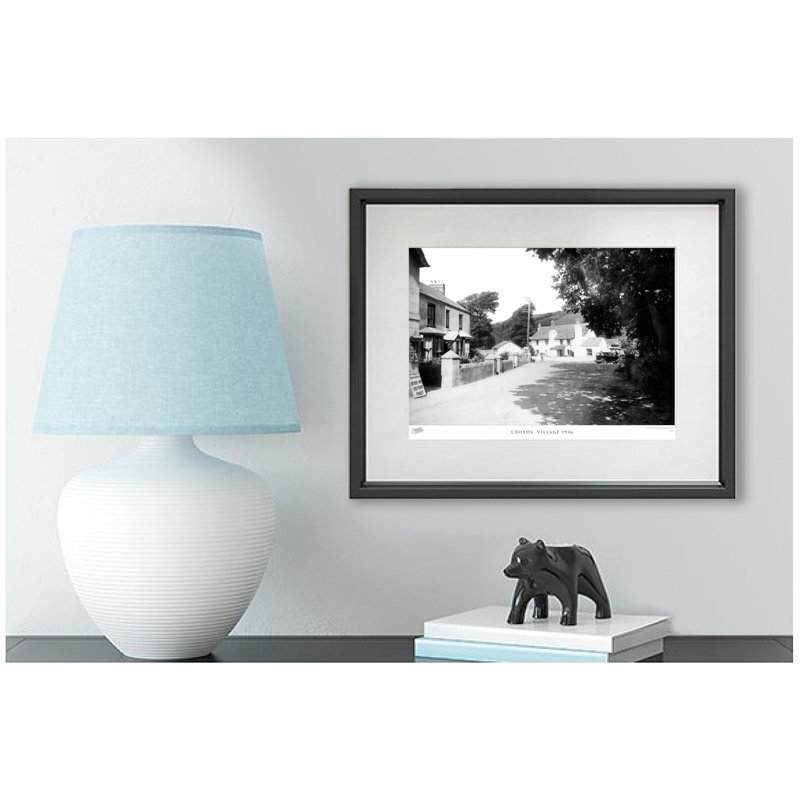 Croyde, Village 1936 - Single Picture Frame Print, 28cm H x 36cm W x 2.3cm D