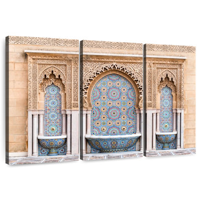 Kavia Fountains At Rabbat Mosque
