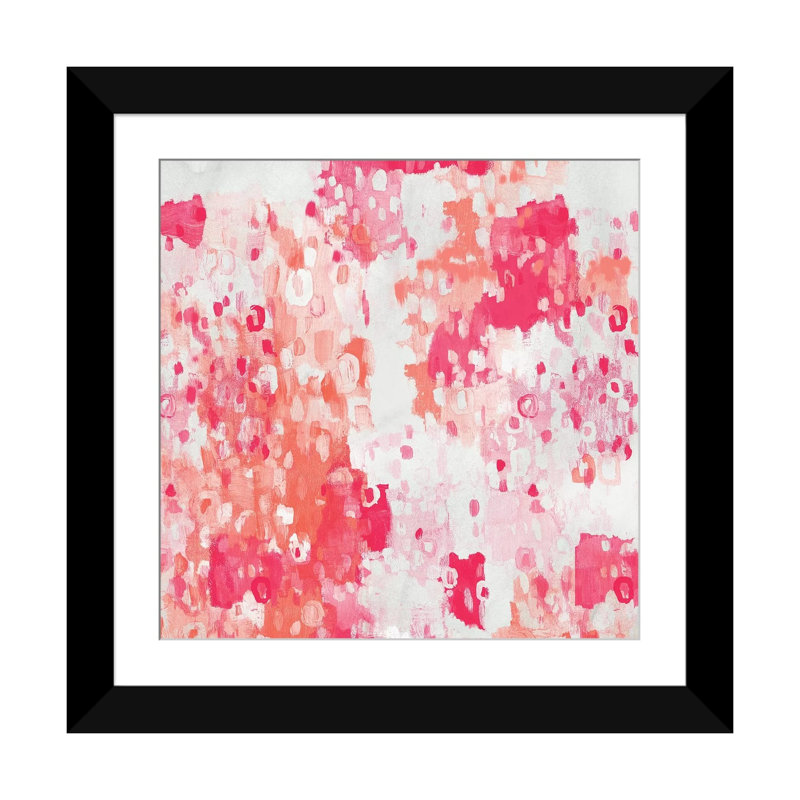 « fruit poinçon i », impression sur toile, Papier d'art encadré noir, H 24 po x l 24 po x P 1 po, Blanc