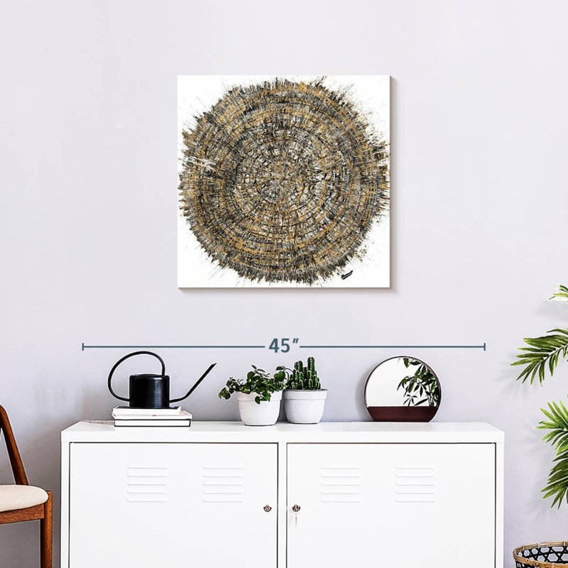 Avery Mysterious Tree Ring, 24" H x 24" W