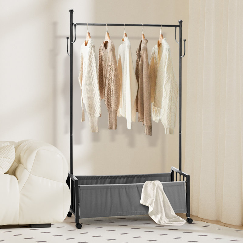 105cm Rolling Clothing Rack