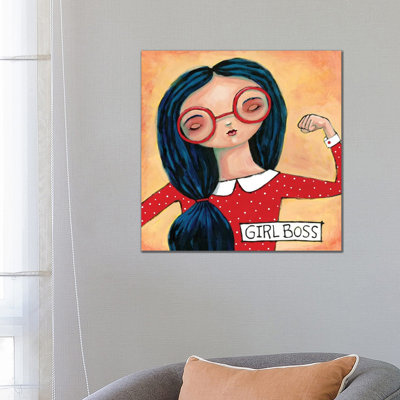 Girl Boss 1 Piece Painting on Canvas
