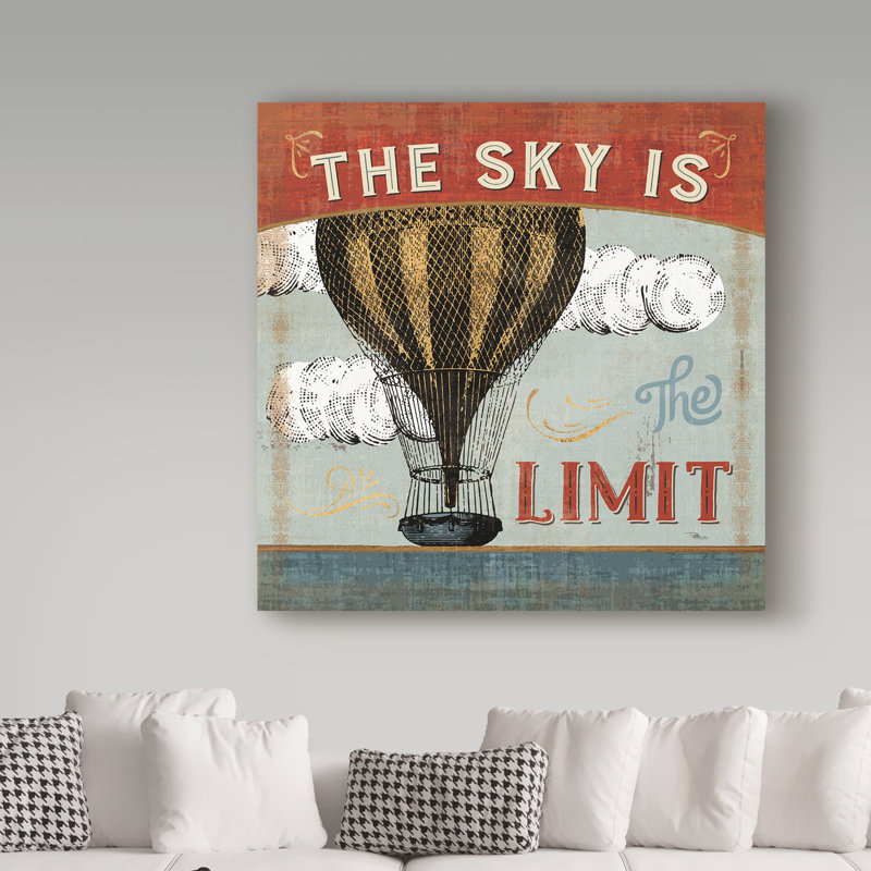 Canvasart « a great voyage i », H 14 po x l 14 po x P 2 po