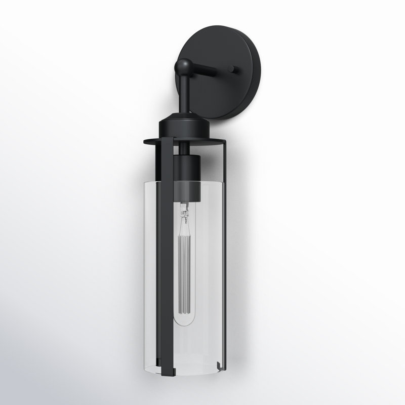 Keziah 1 - Light Dimmable Bath Sconce, Matte Black