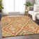 Premium Machine Washable Lisse Orange Rug