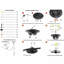Elgin 8 - Light Black Pendant