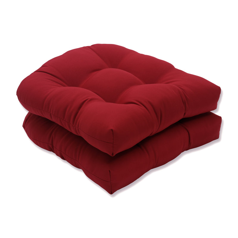 Renell Outdoor 5'' Dining Chair Cushion, Charcoal