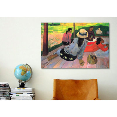 « the siesta », reproduction d’art sur toile tendue Paul Gauguin