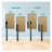 Classic Tufted Adjustable Upholstered Queen Headboard in Linen Fabric, Metal Legs-1664991752