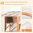 Catio Playground Outdoor Cat Cage,wood