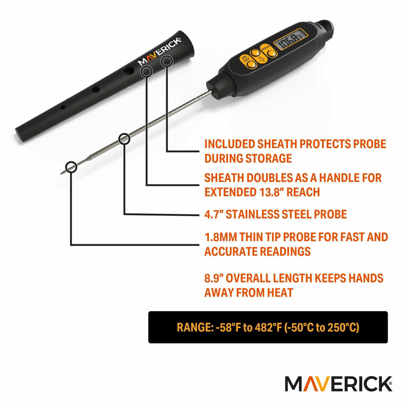 Digital Long Stem Instant Read Thermometer