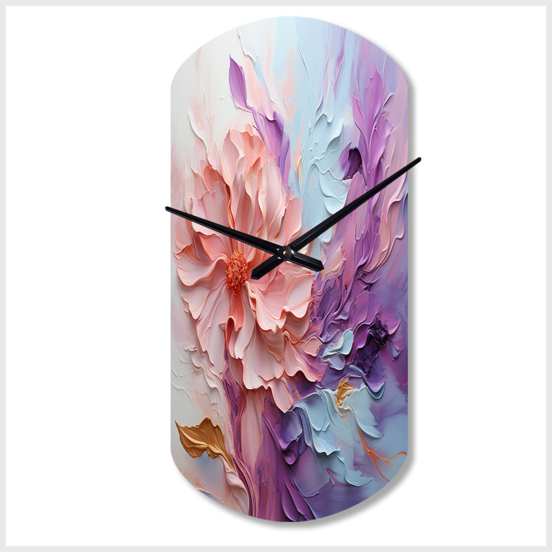 Horloge murale Whirling Dreamscape - Abstract Spirals, Grand