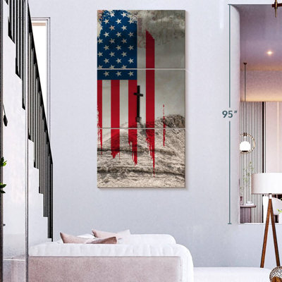 Christianisme et drapeau américain