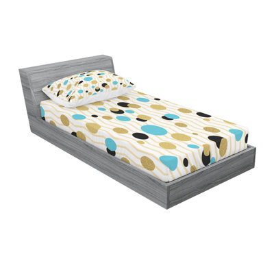 Microfiber Polka Dots Sheet Set