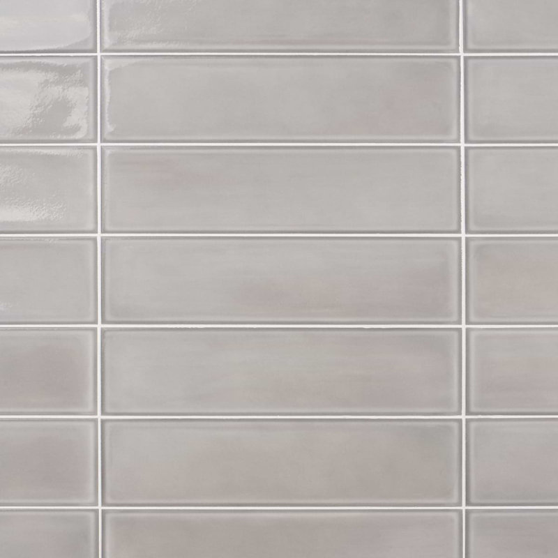 Stacy Garcia ArtBlock 4x16 Glossy Porcelain Tile, Grigio