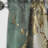 Gold And Green Paint Fusion - Abstract Painting Blackout Abstract Curtain - 1 Panel-107808553