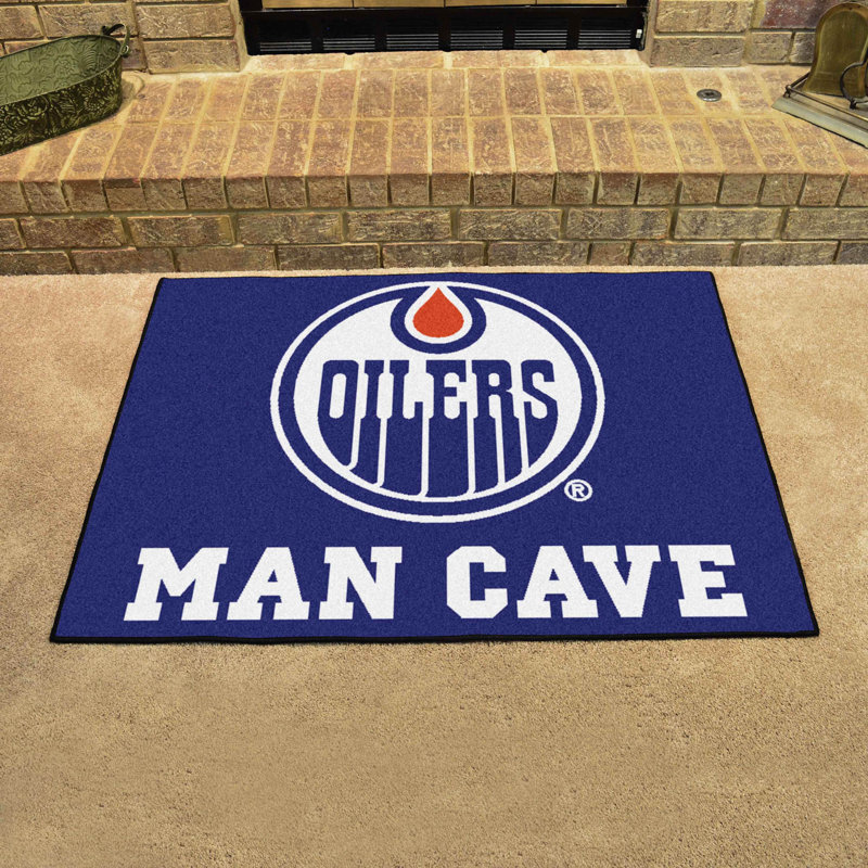 Tapis touffeté LNH, Edmonton Oilers, Rectangle 1 pi 7 po x 2 pi 6 po