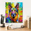 «The Straight Front Shepherd» par Dean Russo, art mural sur toile-1919074562